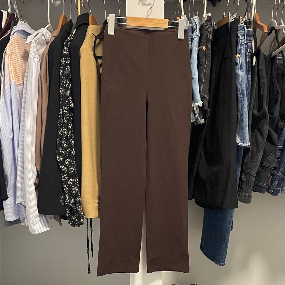 Lululemon Dark Brown Straight Leg Pants